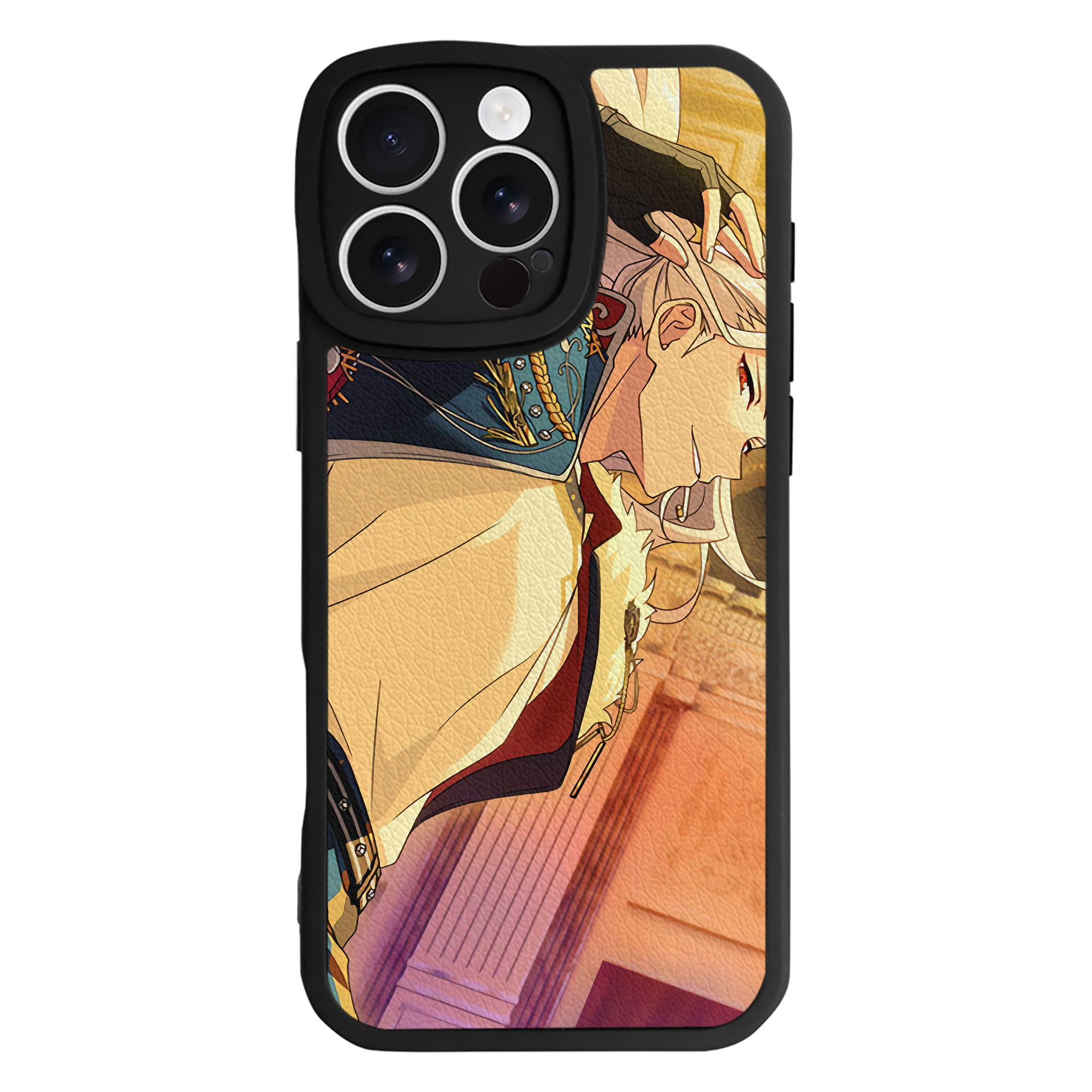 （画像用） あんさんぶるスターズ! Ensemble Stars 【iPhone 16シリーズ対応】シリコンスマホケース（レザー調） 材質：シリコン